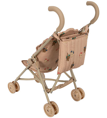 Konges Sløjd Dukke Klapvogn - Bow Kitty Pink