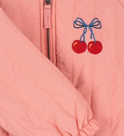 Konges Sløjd Termojakke - Juno Bomber - Strawberry Ice m. Print