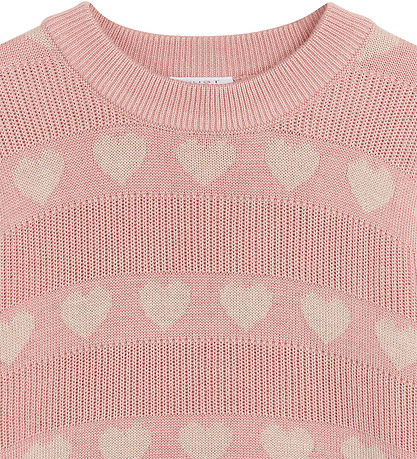Hust and Claire Bluse - Strik - Bambus - Pos - Dusty Rose