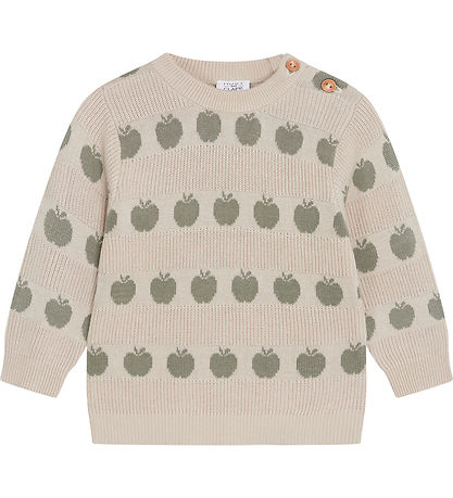 Hust and Claire Bluse - Strik - Bambus - Pos - Seagrass