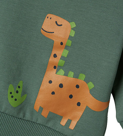 Name It Sweatshirt - NbmVonne - Dark Forest/Dinosaur