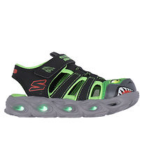 Skechers Sandaler m. Lys - Thermo-Splash - Hydro-Flare - Sort/Li Skechers Sandaler m. Lys - Thermo-Splash - Hydro-Flare - Sort/Li