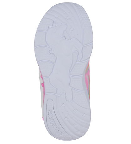 Skechers Sko m. Lys - Unicorn Chaser - Pink/Multi