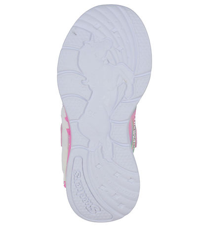 Skechers Sko m. Lys - Unicorn Chaser - Pink/Multi