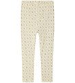 Lil Atelier Leggings - Rib - NmfGago - Turtledove