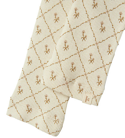 Lil Atelier Leggings - Rib - NmfGago - Turtledove