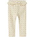 Lil Atelier Leggings - Rib - NbfGago - Turtledove