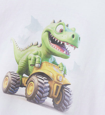 Name It Bluse - NmmVoto - Bright White/Race Dino