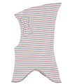 Racing Kids Balaclava - 2-layer - Dusty Rose/Ivory w. Bow