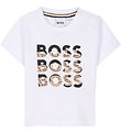 BOSS T-shirt - Hvid m. Print