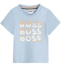 BOSS T-shirt - Persian Blue m. Print