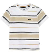 BOSS T-shirt - Stone/Off White