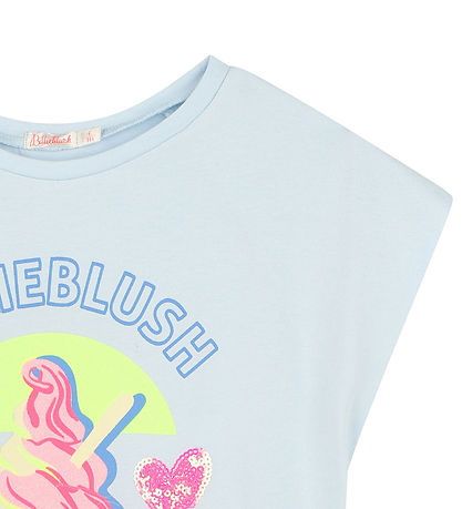 Billieblush T-shirt - Ice Water m. Print/Glimmer