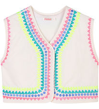 Billieblush Vest - Ivory m. Neon