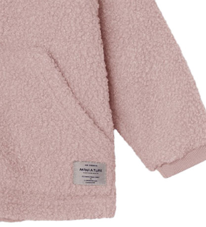 Mini A Ture Fleecejakke - Teddy - MatLiff - Cloudy Rose