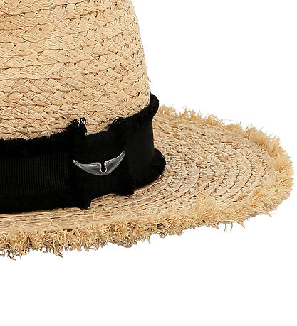 Zadig & Voltaire Stråhat - Natur m. Sort