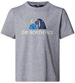 The North Face T-shirt - Kid Graphic - Grey Melange w. Print