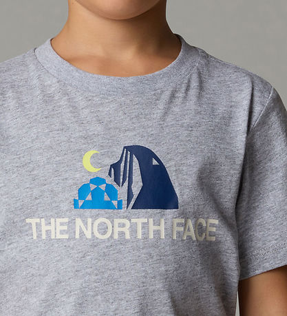 The North Face T-shirt - Kid Graphic - Gråmeleret m. Print