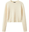LMTD Bluse - Strik - NlfOdet - White Alyssum