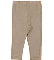 Joha Leggings - Uld/Silke - Beige