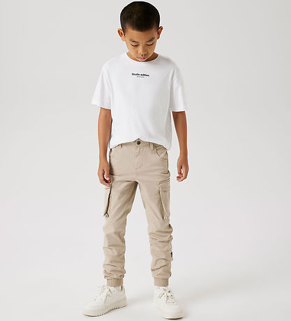 Name It Bukser - Noos - Cargo - NkmRyan - Oxford Tan
