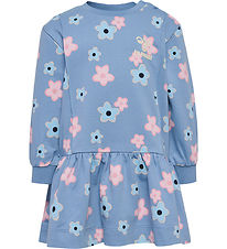 Hummel Dress - hmlRinna - Faded Denim w. Flowers