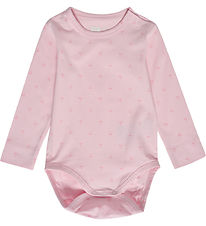 Hummel Bodysuit L/æ - hmlBeesy - Pink-A-Boo w. Logo