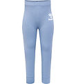 Hummel Leggings - hmlMino - Faded Denim/Marshmallow
