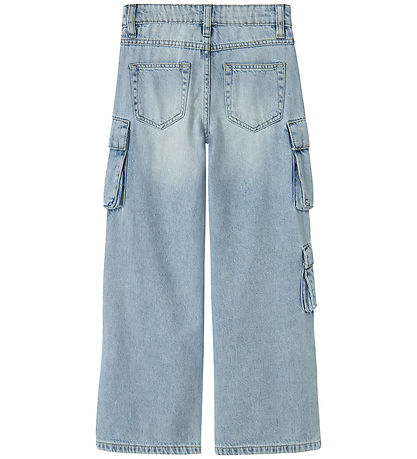 Name It Jeans - Wide - Noos - NkfBella - Light Blue Bleached Den