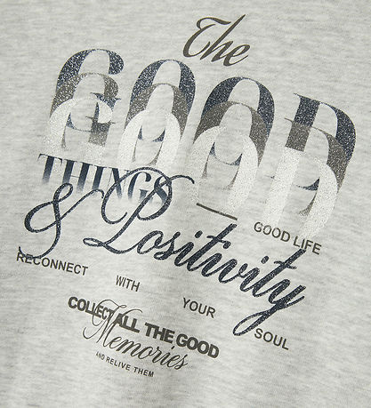 Name It Sweatshirt - NkfBoppe - Light Grey Melange