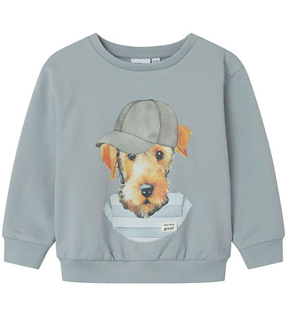 Name It Sweatshirt - NmmBasse - Quarry