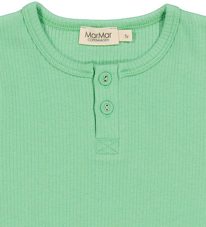 MarMar T-shirt - Rib - Modal - Cale Green