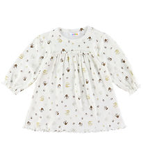 Joha Kjole - Off White m. Print