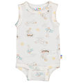 Joha Body u/æ - Uld/Silke - Off White m. Print