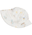 Joha Solhat - Uld/Silke - Off White m. Print