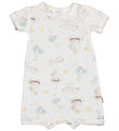 Joha Sommerdragt - Uld/Silke - Off White m. Print