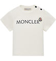 Moncler T-shirt - Hvid m. Navy