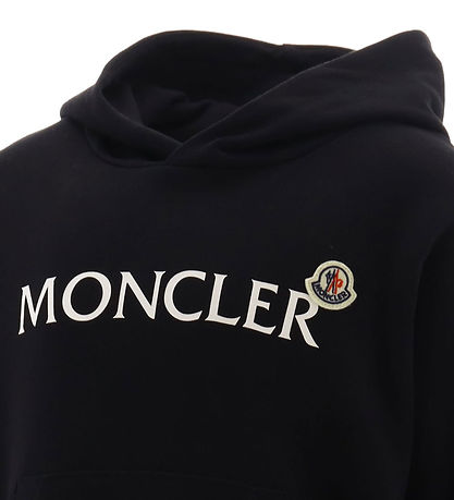 Moncler Hættetrøje - Sort m. Print