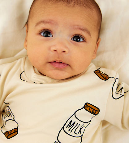 The New Siblings Sweatshirt - TnsbNilos - White Swan AOP