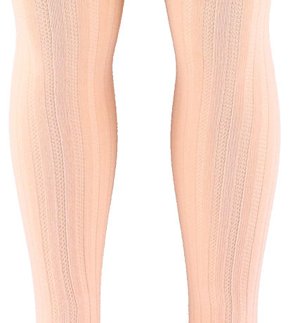 Molo Strømpebukser - Rib - Structured - Pale Melon