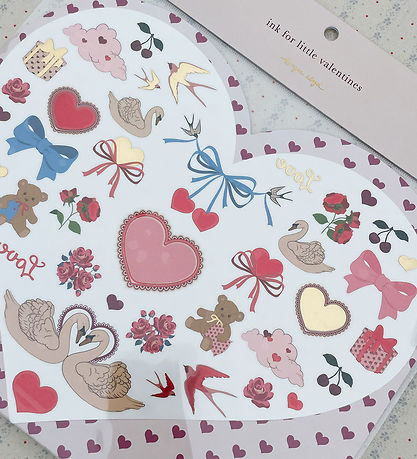 Konges Sløjd Tatoveringer - Valentines - Red