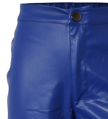 Hound Bukser - Imiteret Skind - Wide - Cobalt Blue
