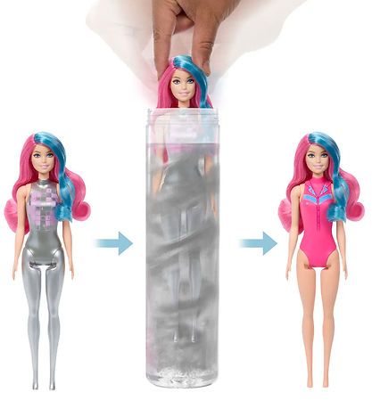 Barbie Dukke - 30 cm - Color Reveal Disco Star - Assorteret