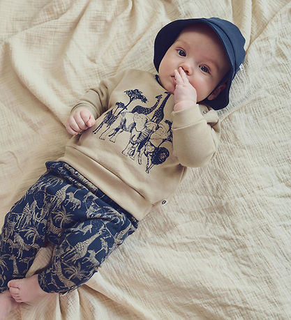 Müsli Bukser - Safari Cut - Night Blue/Cashmere