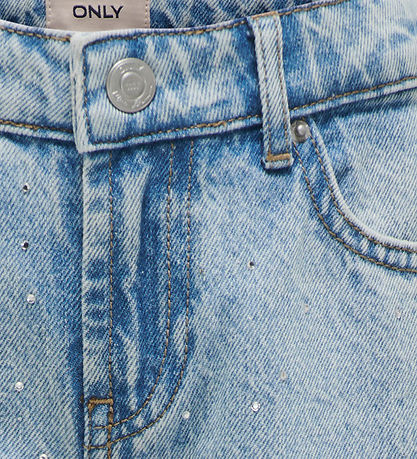 Kids Only Jeans - KogCobain - Light Blue Denim m. Rhinsten
