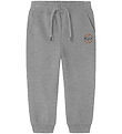 Name It Sweatpants - NmmBertillo - Light Grey Melange m. Print