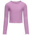 Kids Only Bluse - Noos - Rib - KogNella - African Violet