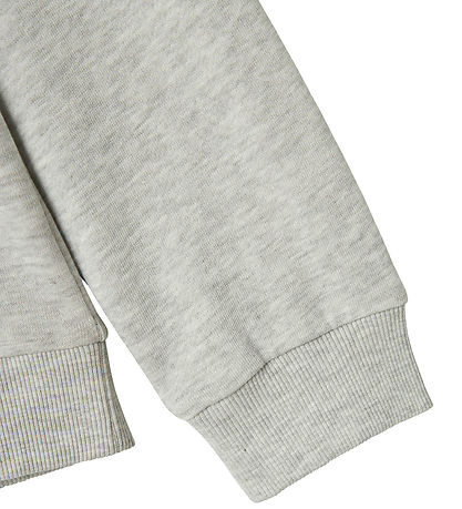 Name It Sweatshirt - NkfBukak - Light Grey Melange m. Print