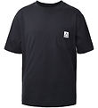 Hound T-shirt - Sort m. Lomme