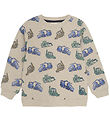Minymo Sweatshirt - Beige Melange w. Print